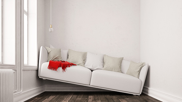Personne Se Reposant Sur Un Canapé Avec Un Mini Ventilateur électrique  Portatif Soufflant De L'air