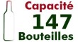 Capacité 147 bouteilles