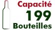 Capacité 199 bouteilles