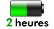 Autonomie 2 heures Autonomie 2 heures