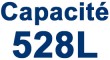 Capacité 528 litres