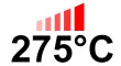 Température max 275°C