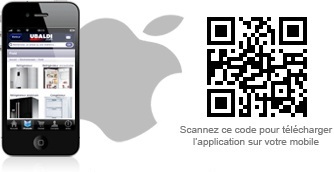 QR Code de l'application Ubaldi pour iPhone